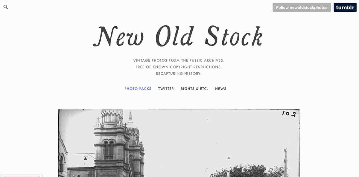 New Old Stock - Vintage Photos from Public Archives