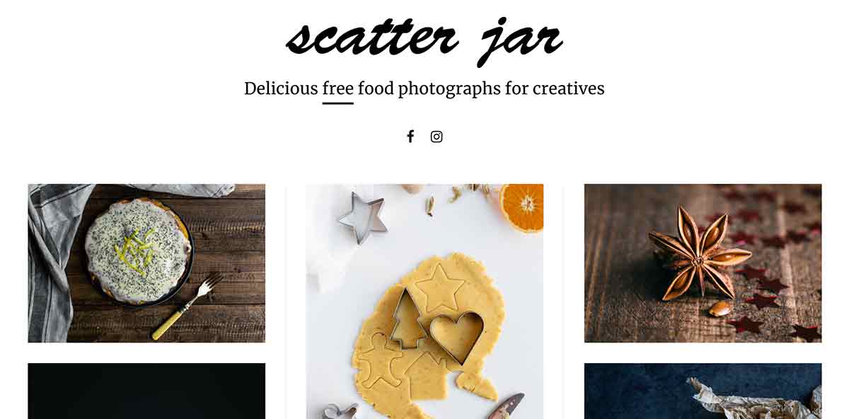 Scatter Jar - Free Food Photography