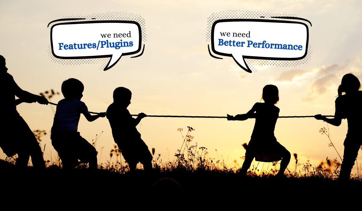 WordPress Website Features vs Performance